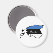 Aimant Estonie cool (Recto/Verso)