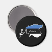 Aimant Estonie cool (Recto/Verso)