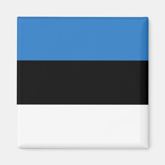 Aimant Estonie Pays Drapeau (Devant)