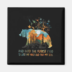 Aimant Et dans la forêt, je vais perdre la tête en campin