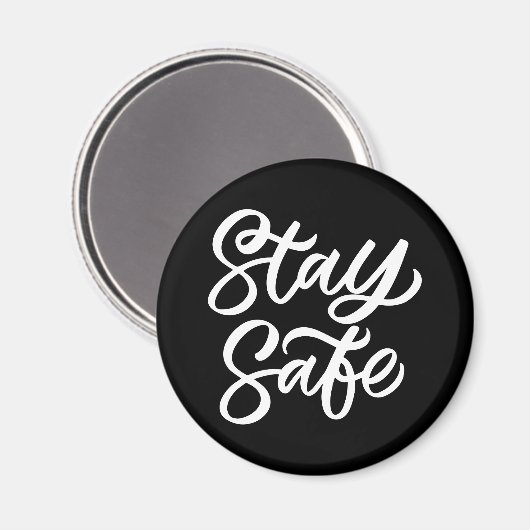 Aimant Et Restez en sécurité (Recto/Verso)