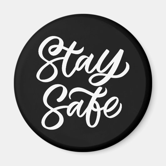 Aimant Et Restez en sécurité (Devant)