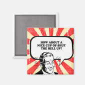 Aimant ET UNE BELLE TASSE DE FERMER LE T-shirt HELL UP (Recto/Verso)