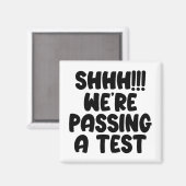Aimant Étaient Ping A Test Funny Test Jour 2022 Test Teac (Recto/Verso)