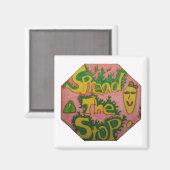 Aimant Étaler l'arrêt (Recto/Verso)