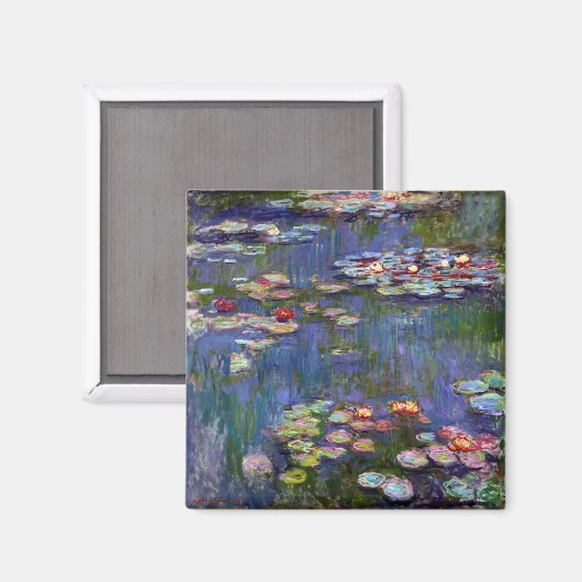 Aimant Etang Lily, Monet (Recto/Verso)