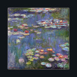 Aimant Etang Lily, Monet<br><div class="desc">Oscar-Claude Monet (14 novembre 1840 - 5 décembre 1926) était un peintre français, un fondateur de la peinture impressionniste française et le praticien le plus constant et le plus prolifique de la philosophie du mouvement d'exprimer ses perceptions avant la nature, surtout en ce qui concerne la peinture en plein air...</div>