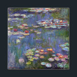 Aimant Etang Lily, Monet<br><div class="desc">Oscar-Claude Monet (14 novembre 1840 - 5 décembre 1926) était un peintre français, un fondateur de la peinture impressionniste française et le praticien le plus constant et le plus prolifique de la philosophie du mouvement d'exprimer ses perceptions avant la nature, surtout en ce qui concerne la peinture en plein air...</div>