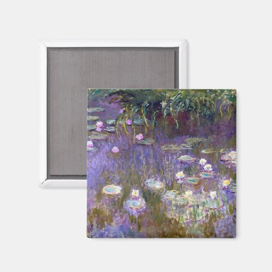 Aimant Etang Lily, Monet (Recto/Verso)