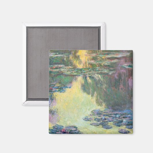 Aimant Etang Lily, Monet (Recto/Verso)