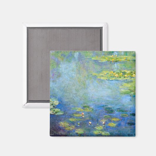 Aimant Etang Lily, Monet (Recto/Verso)