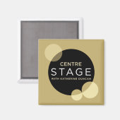 Aimant Étape du centre (Recto/Verso)