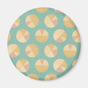 Aimant Étape Geo Sud-Ouest   Motif orange et vert