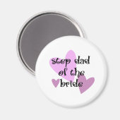 Aimant Étape Papa de la mariée (Recto/Verso)