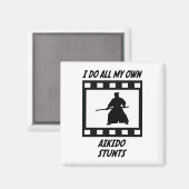 Aimant Étapes de l'Aikido (Recto/Verso)