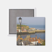 Aimant Etapes menant au port, Whitby, Nord (Recto/Verso)