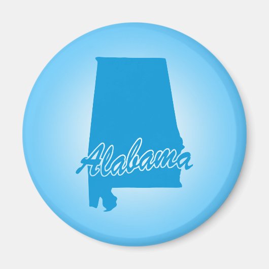 Aimant État Alabama (Devant)