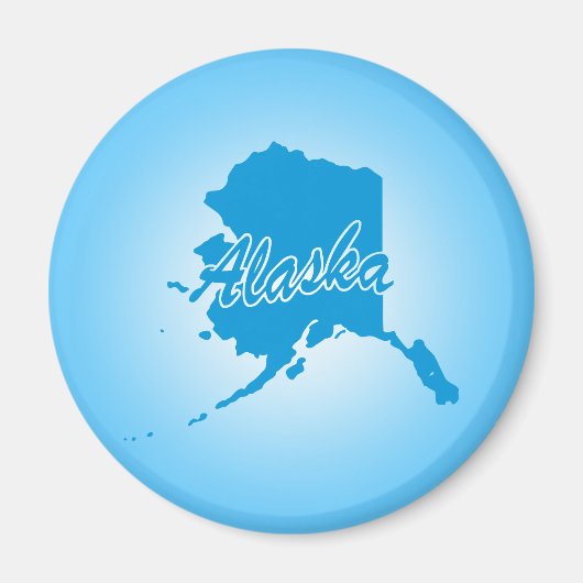 Aimant État Alaska (Devant)