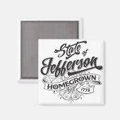 Aimant État de Jefferson-Pinochle (Recto/Verso)