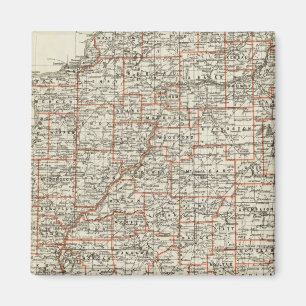 Aimant État de l'Illinois