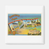 État de l'Indiana dans le souvenir Vintage voyage