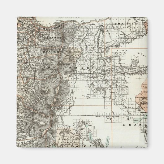 Aimant État De L'Oregon (Devant)