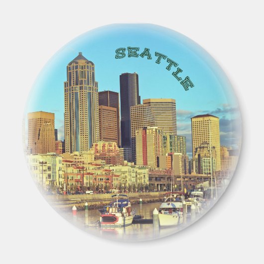 Aimant État de Seattle, Washington (Devant)