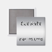 Aimant - état du lait dans le réfrigérateur (Recto/Verso)