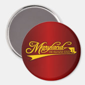 Aimant État du Maryland (Recto/Verso)