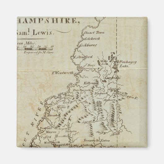 Aimant État du New Hampshire (Devant)