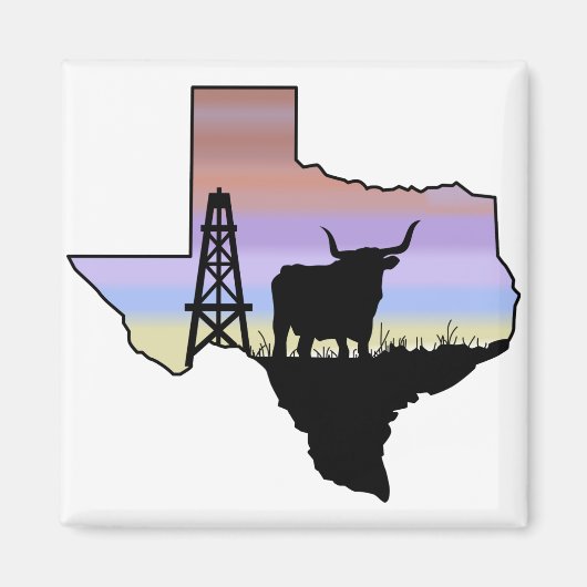 Aimant État du Texas (Devant)