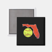 Aimant État Ensolleillé De Floride Softll  (Recto/Verso)