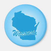 Aimant État Wisconsin (Devant)