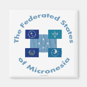 Aimant États fédérés de Micronésie (Devant)