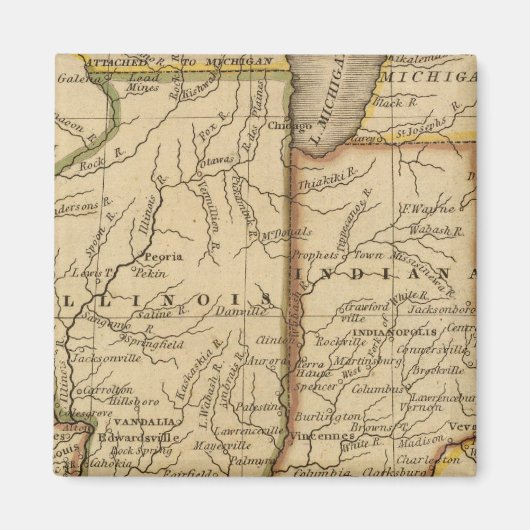 Aimant États occidentaux (Devant)