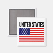 Aimant États-Unis (Recto/Verso)