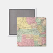 Aimant États-Unis D'Amérique (Recto/Verso)