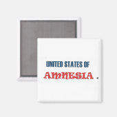 AIMANT ÉTATS-UNIS D'AMNÉSIE (Recto/Verso)