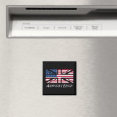Aimant États-Unis d'Angleterre (Version Slogan) (In Situ (Lave-vaisselle))