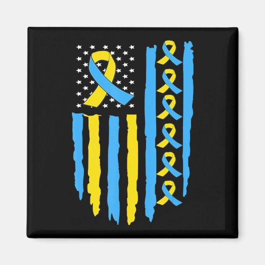 Aimant Etats-Unis Drapeau du syndrome Sensibilisation des (Devant)