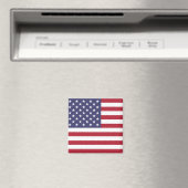 Aimant États-Unis États-Unis pavillon Carré magnétique (In Situ (Lave-vaisselle))