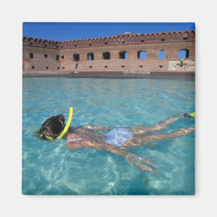 Aimant États-Unis, Floride, Florida Keys, Fort Jefferson,