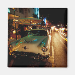 Aimant États-Unis, Floride, Miami, South Beach la nuit. 2