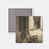 Aimant États-Unis, Floride, Micanopy, plus ancien établis (Recto/Verso)