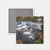 Aimant États-Unis, Michigan, Upper Peninsula. Bond Falls  (Recto/Verso)