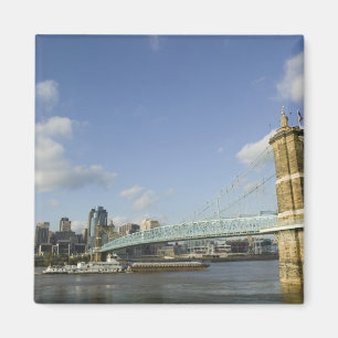 Aimant États-Unis, Ohio, Cincinnati : Roebling Suspension