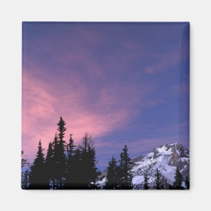 Aimant États-Unis, Oregon, Mont Hood depuis Timberline