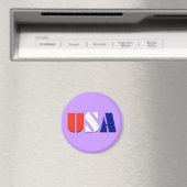 Aimant États-Unis - (violet clair) (In Situ (Lave-vaisselle))