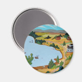Aimant Été Au Lac George (Recto/Verso)