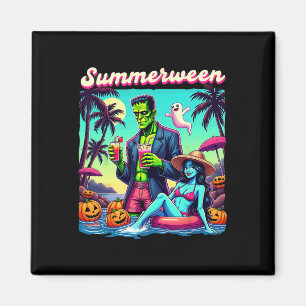 Aimant Été Halloween Zombie Frankenstein Bo